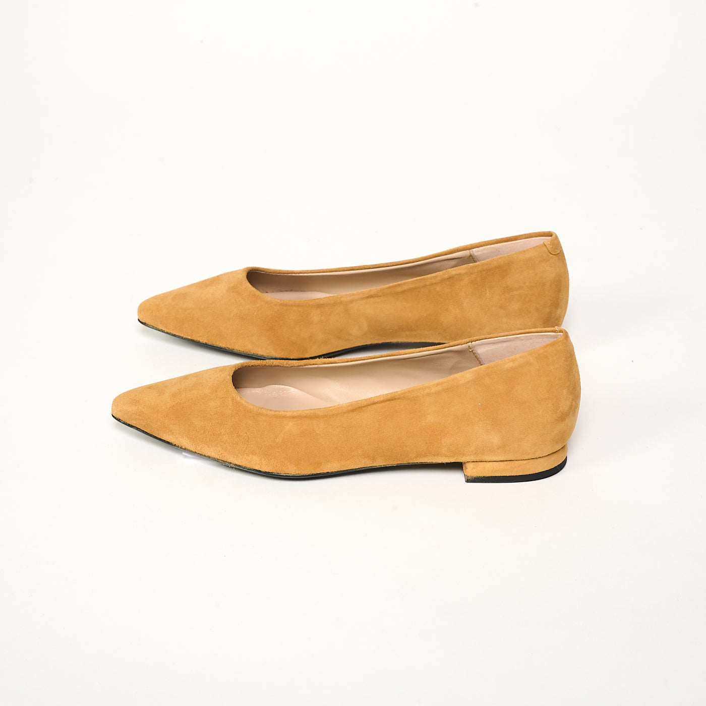 Bailarina Ante Gamuza Ocre