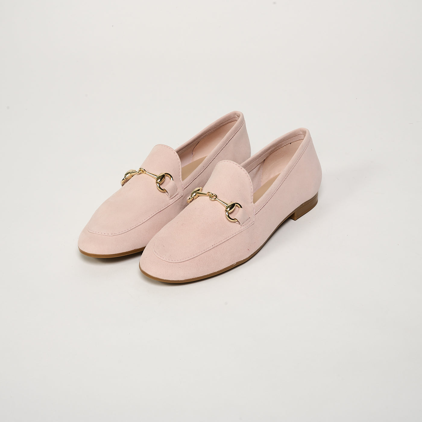 Mocasin Ante-Gamuza Rosa Palido