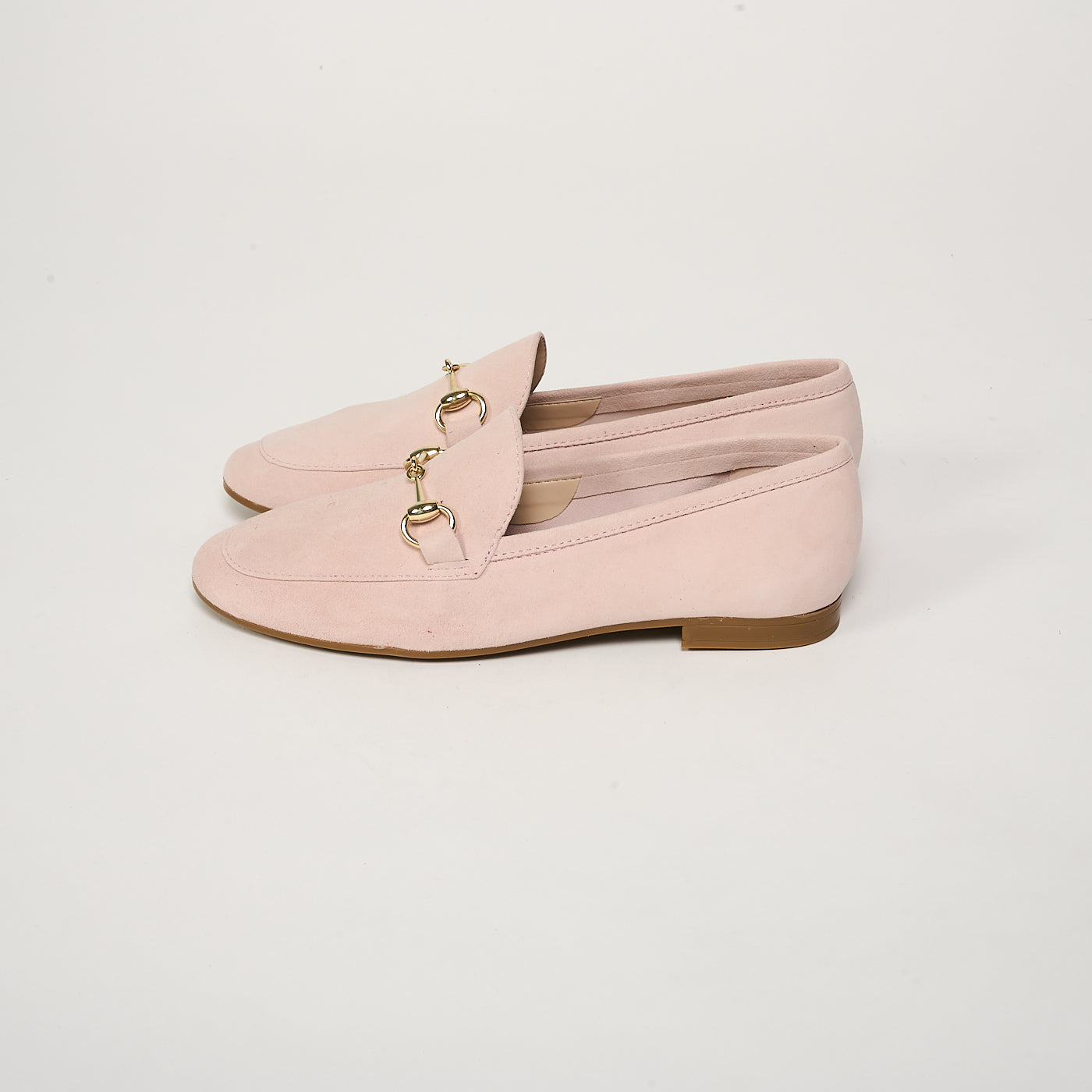 Mocasin Ante-Gamuza Rosa Palido