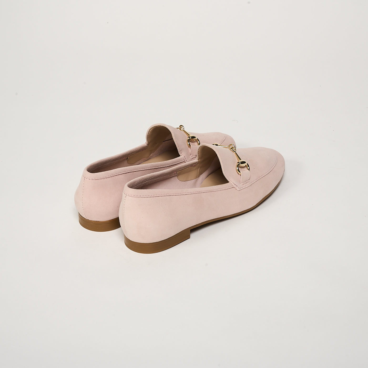 Mocasin Ante-Gamuza Rosa Palido