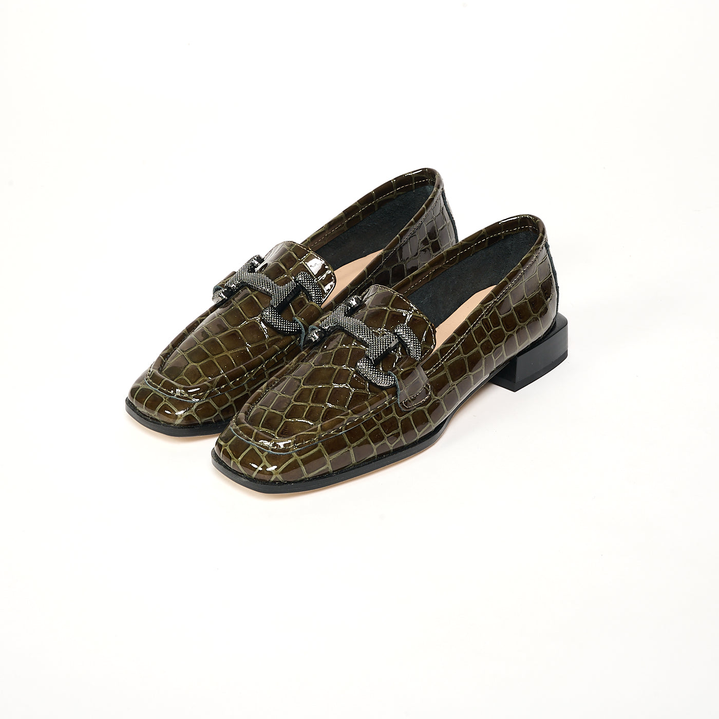 Mocasin Cuero Cartago Verde Pino