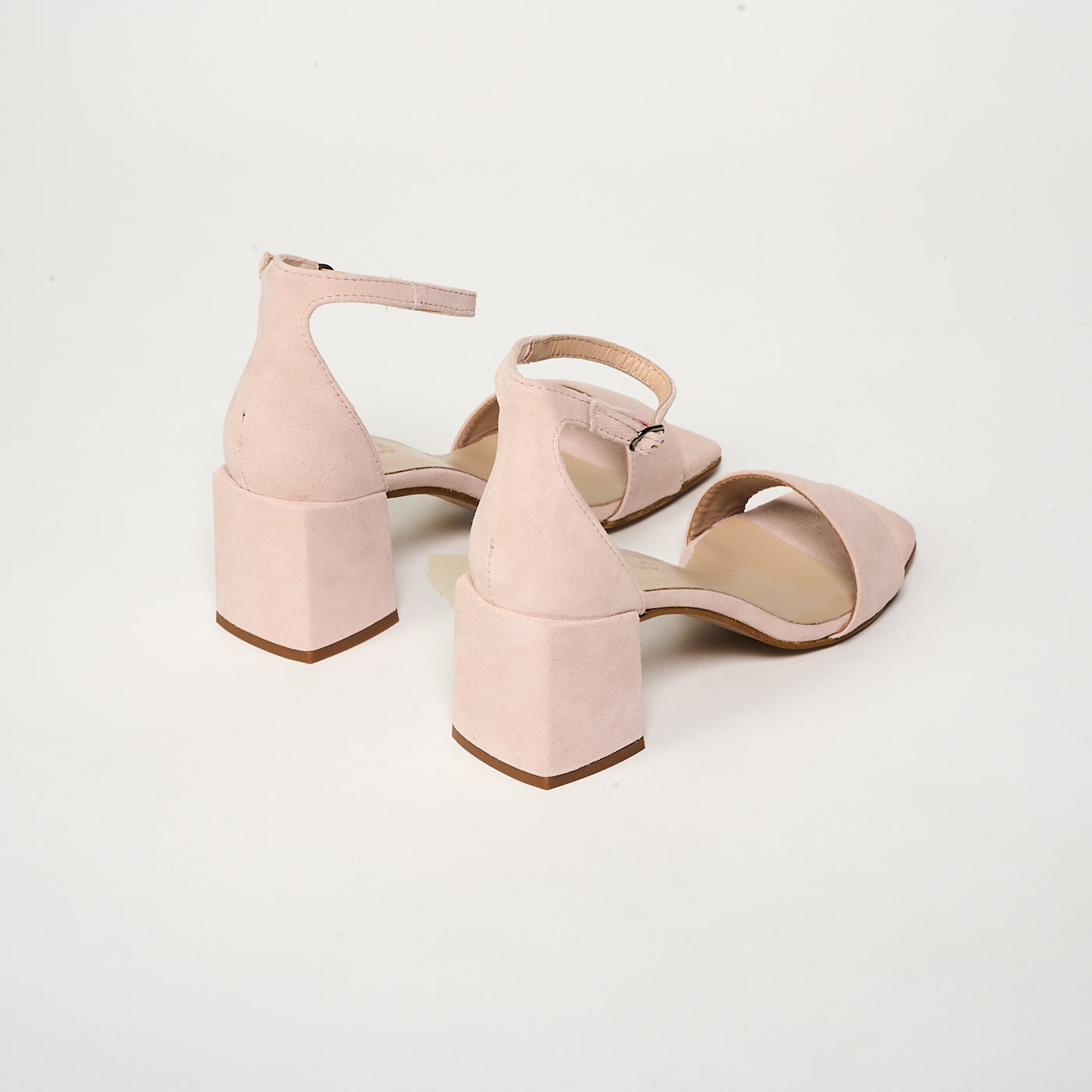 Sandalia tacón Rosa Palido