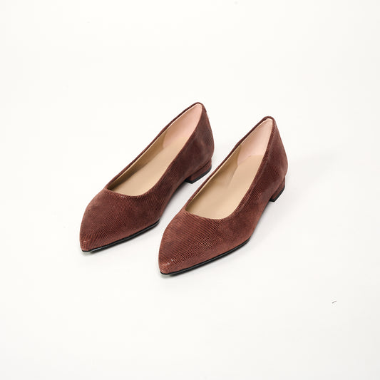 Bailarina Ante Gamuza Brandy