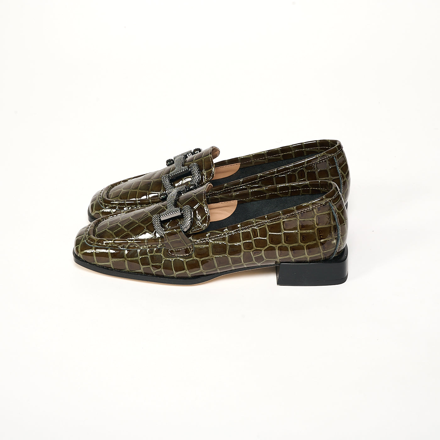 Mocasin Cuero Cartago Verde Pino