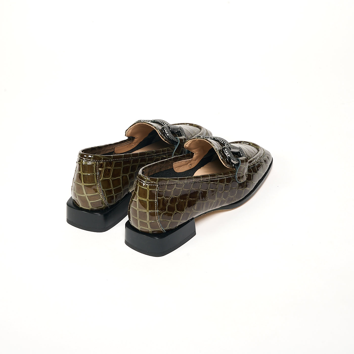 Mocasin Cuero Cartago Verde Pino